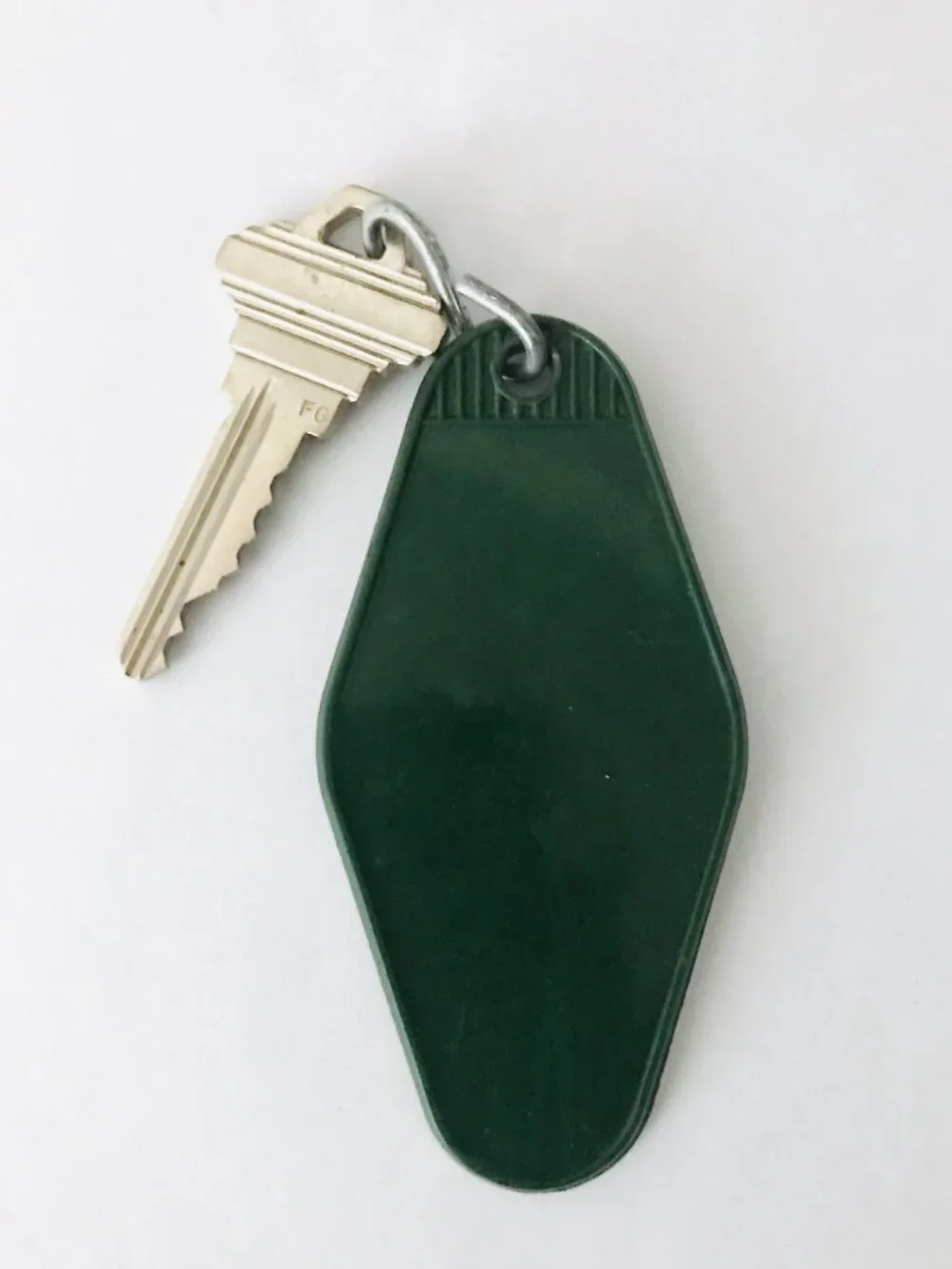 Vintage Holiday Inn Barstow CA Hotel Room Key & Fob #202 Green California USA